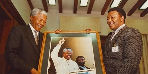 Mandela and Juda Ngwenya